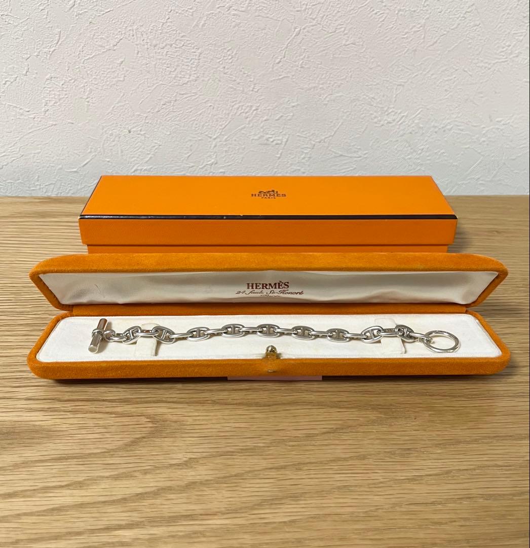 HERMES エルメス シェーヌダンクル ブレスレット PM 18 マルジェラ期