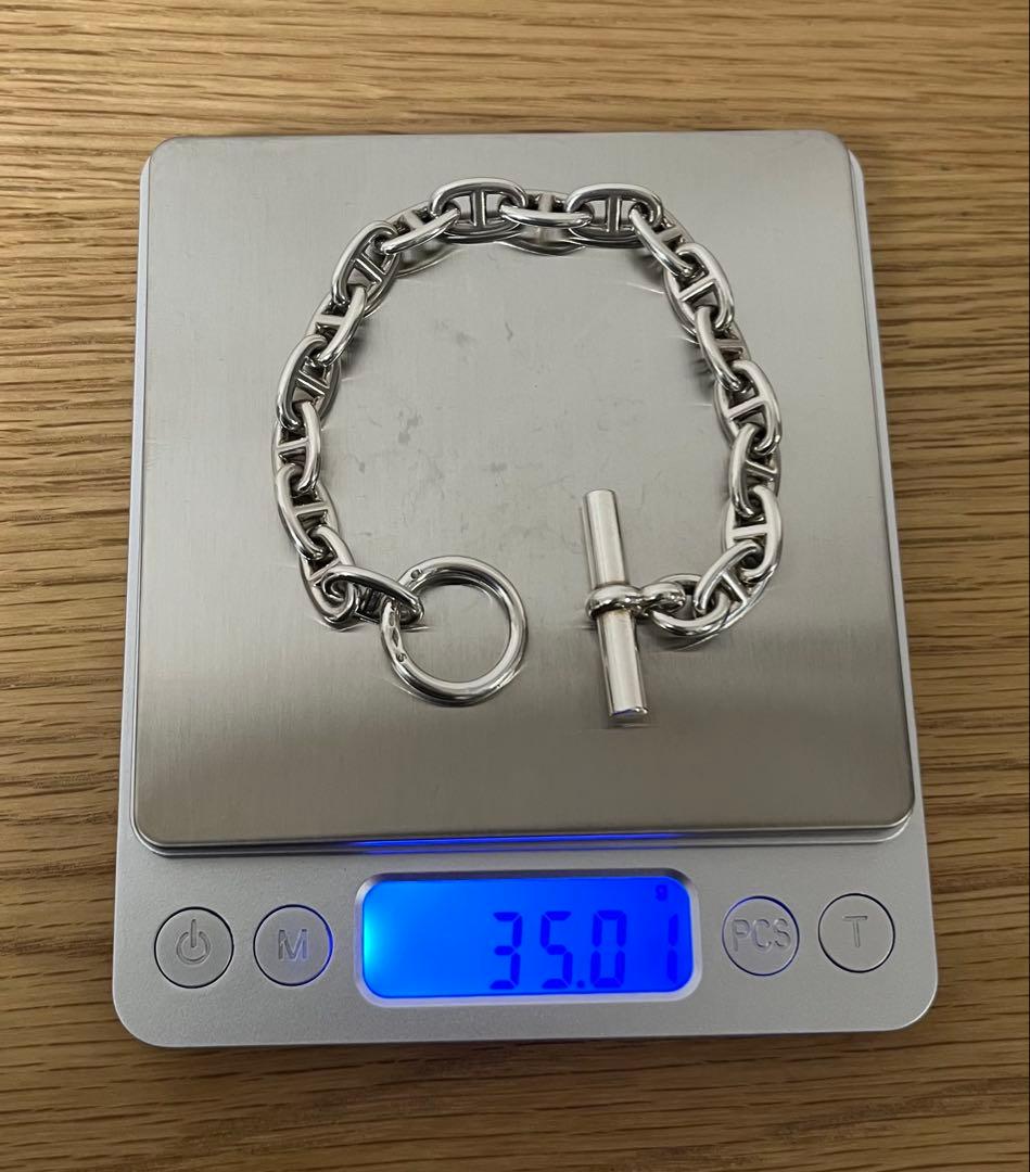 HERMES エルメス シェーヌダンクル ブレスレット PM 18 マルジェラ期