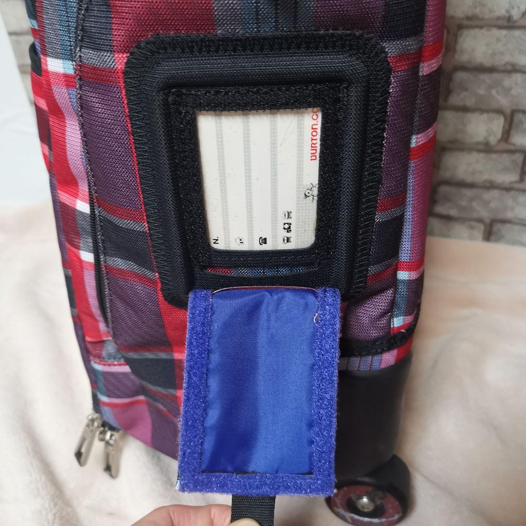 BURTON バートン キャリーケース キャンバス 多機能 チェック 多収納