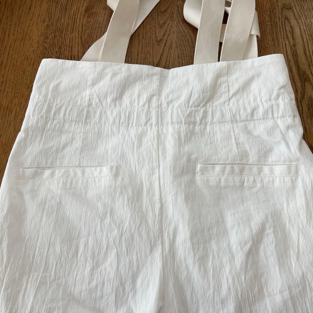 machatt 2way サロペット　ホワイト　マチャット　パンツ