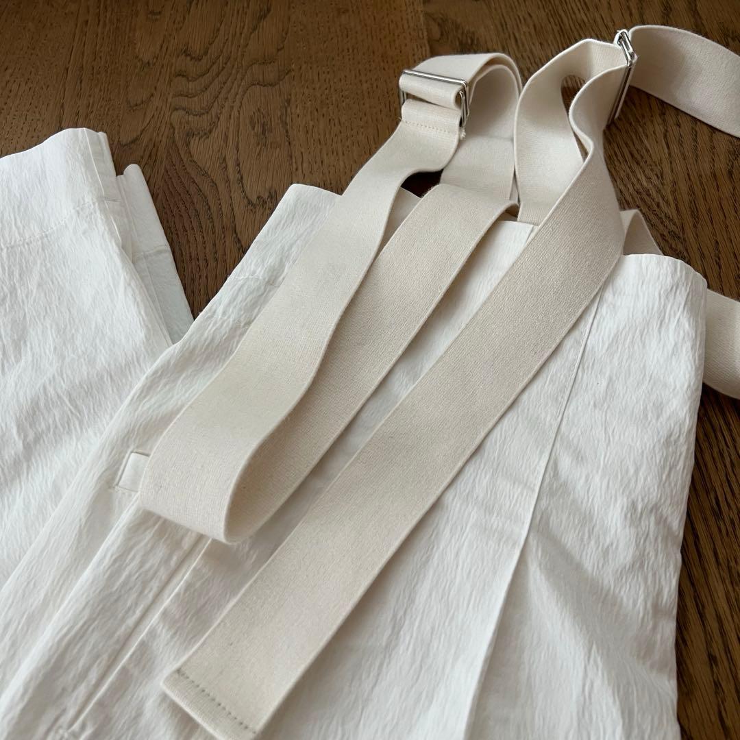 machatt 2way サロペット　ホワイト　マチャット　パンツ