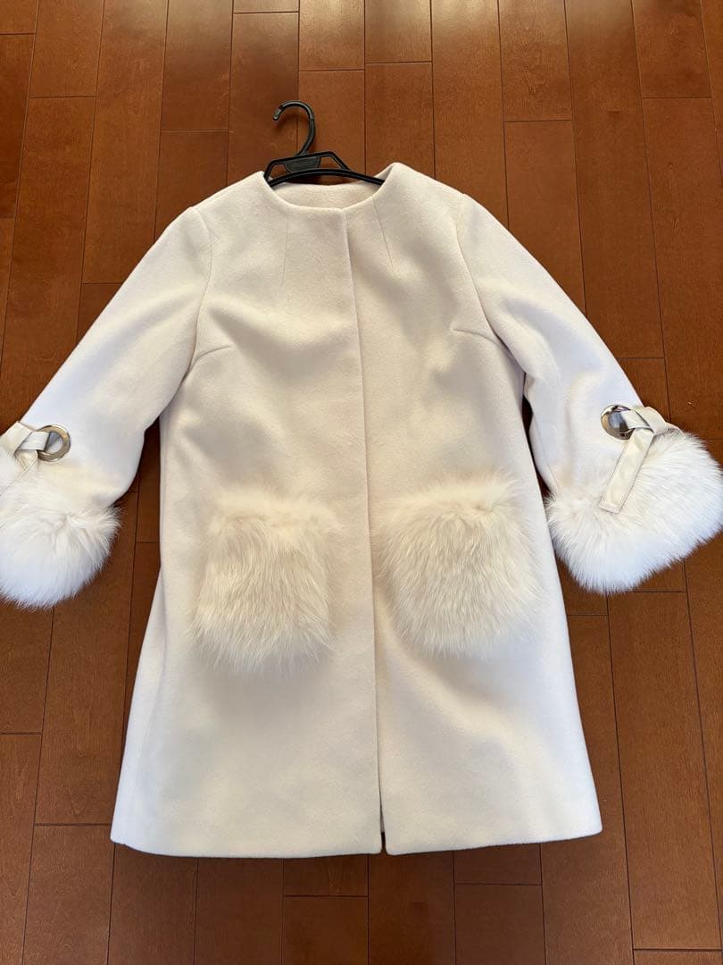 FENNEL ホワイト ロングコート