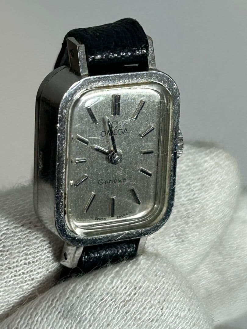 OMEGA Geneve 手巻き時計 スチールバック