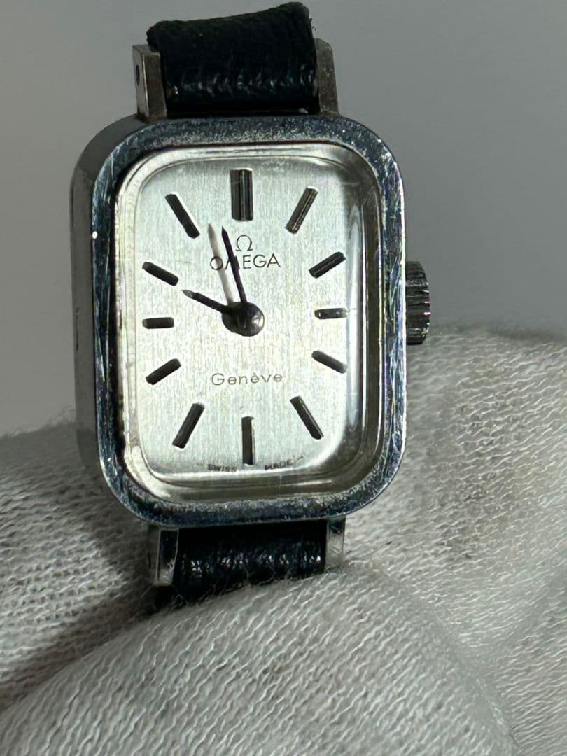 OMEGA Geneve 手巻き時計 スチールバック