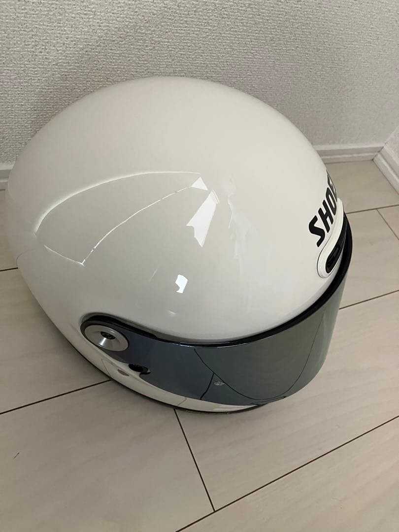 美品‼️SHOEI白Lサイズ　フルフェイスヘルメット