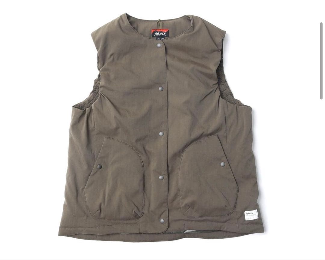 NANGAヒノックリップストップインナーダウンベスト WL