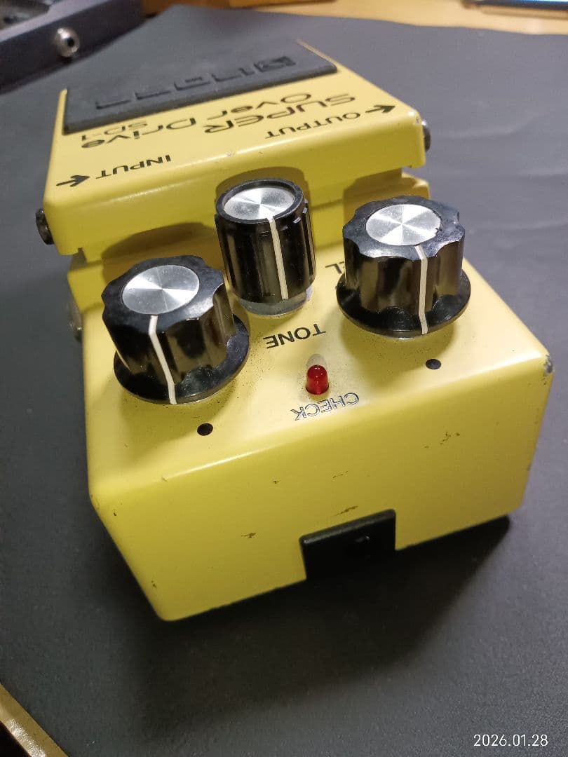 BOSS SD-1 81'極初期　オペアンプNEC　 C4558C　A基盤