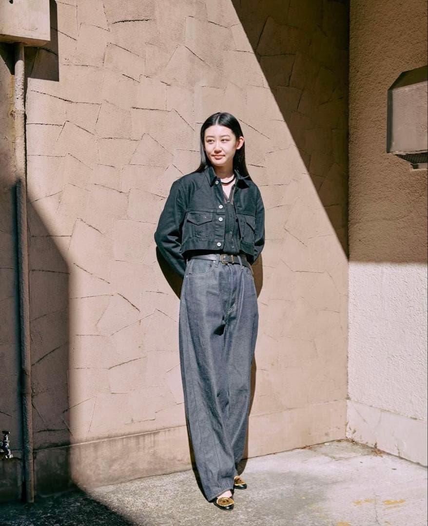 【KURO iro】リジッドデニムパンツ stunning lure サイズ0