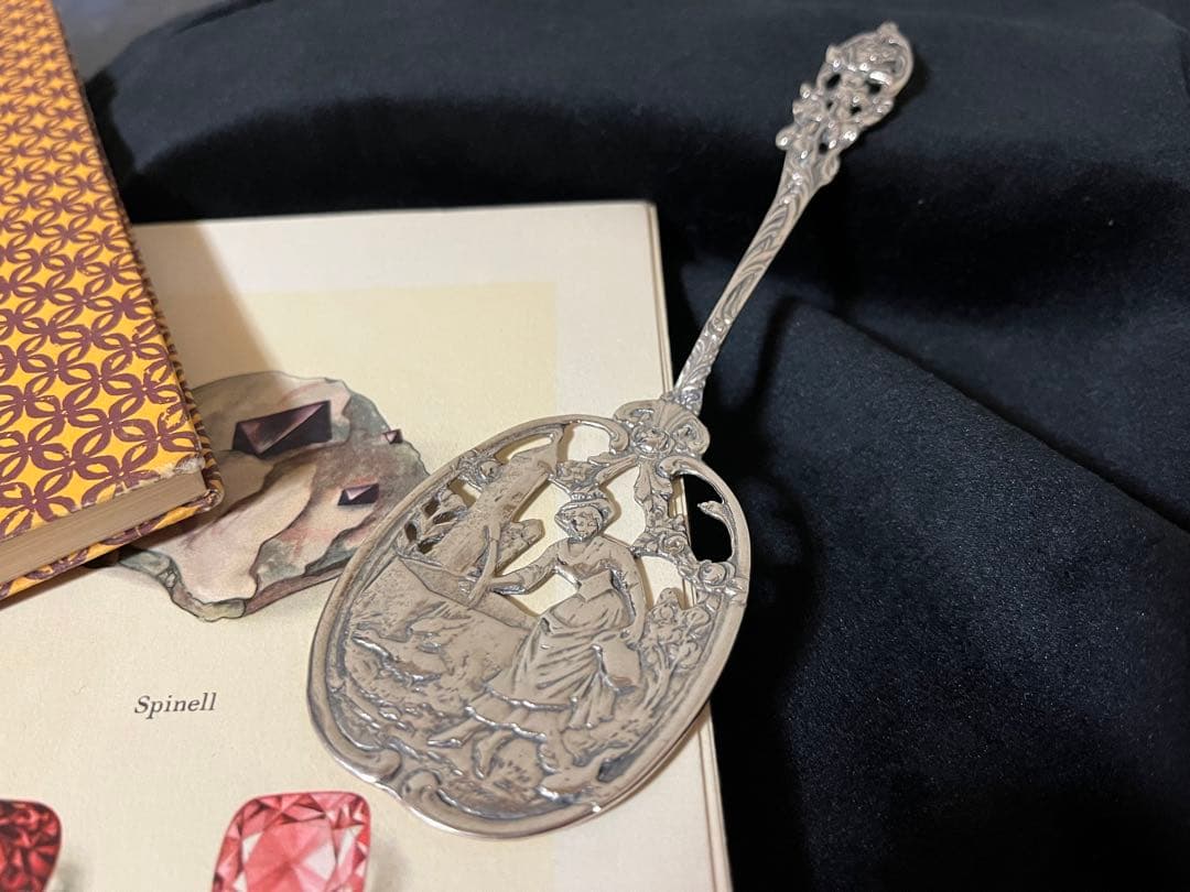 純銀 CWケーキサーバー アンティーク 希少