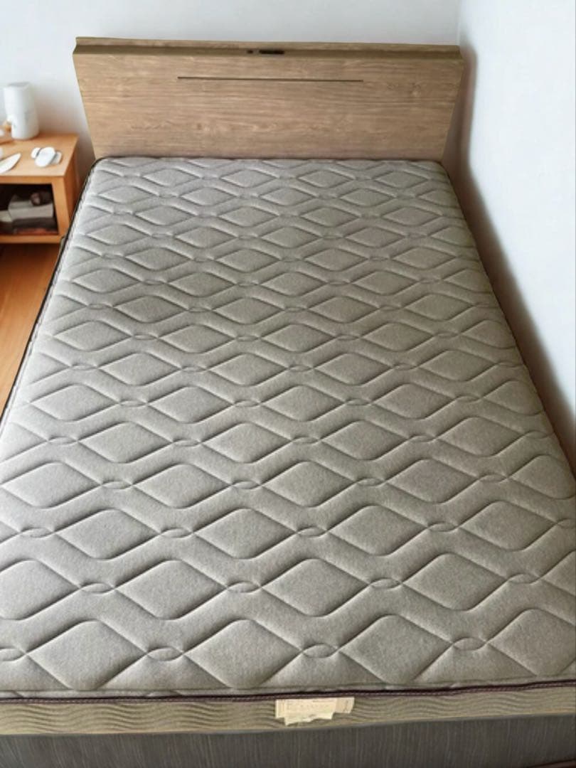 値下げ【美品】SIMMONS シモンズダブルベッド