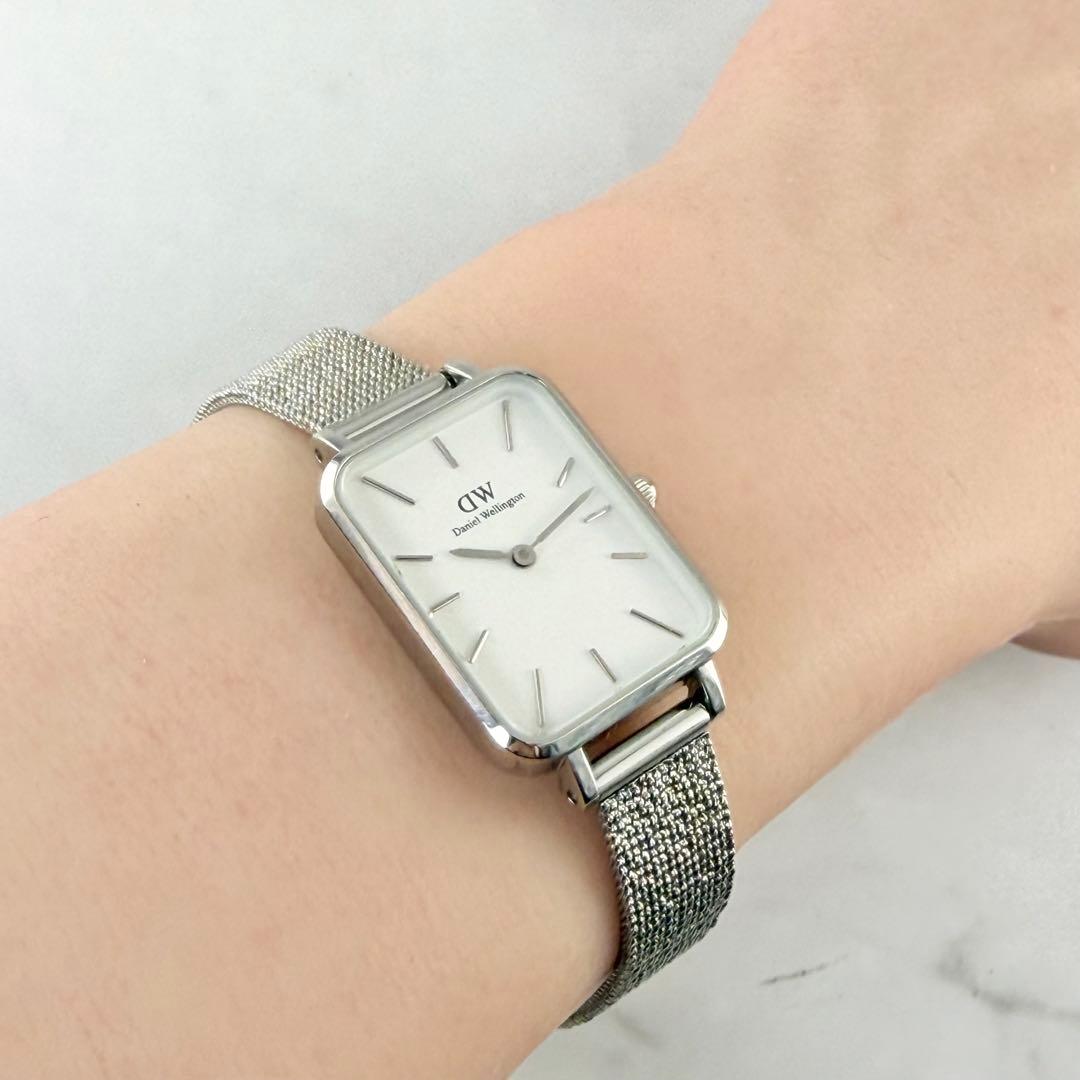 【新品電池】 美品 ダニエルウェリントン クアドロ DW00100438