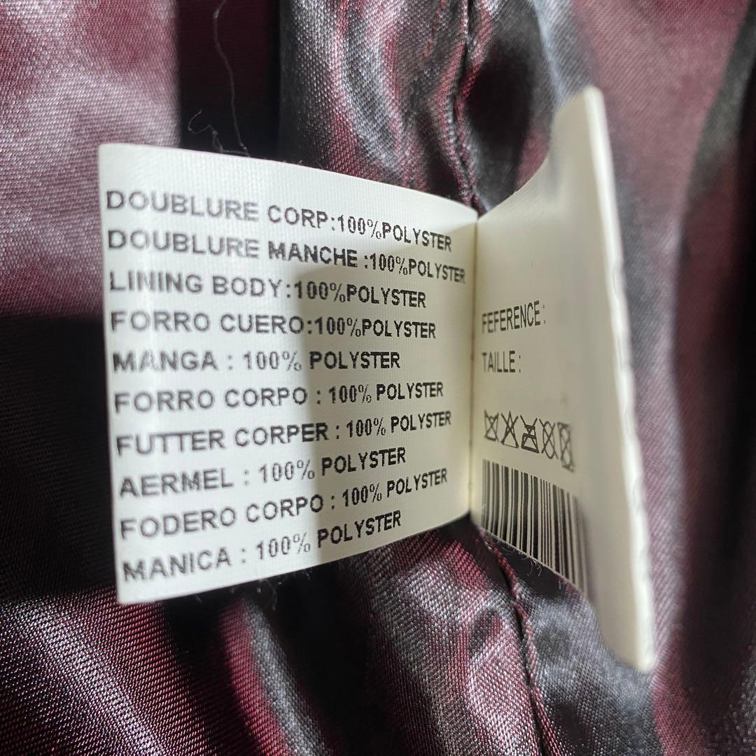 希少⭐︎ヴィンテージ ラムレザー 羊革 ダブルジップ ロングチェスターコート