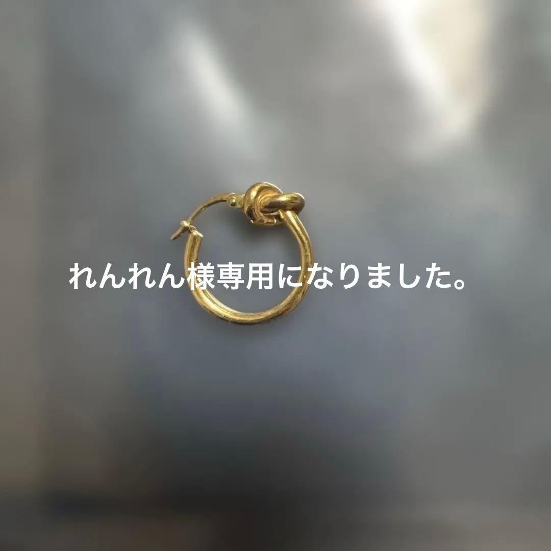 CELINEノットフープピアス 片耳