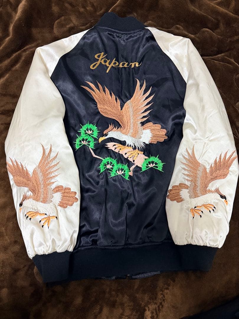 90s 日本製 vintage 鷲 日本限定 スカジャン vintage