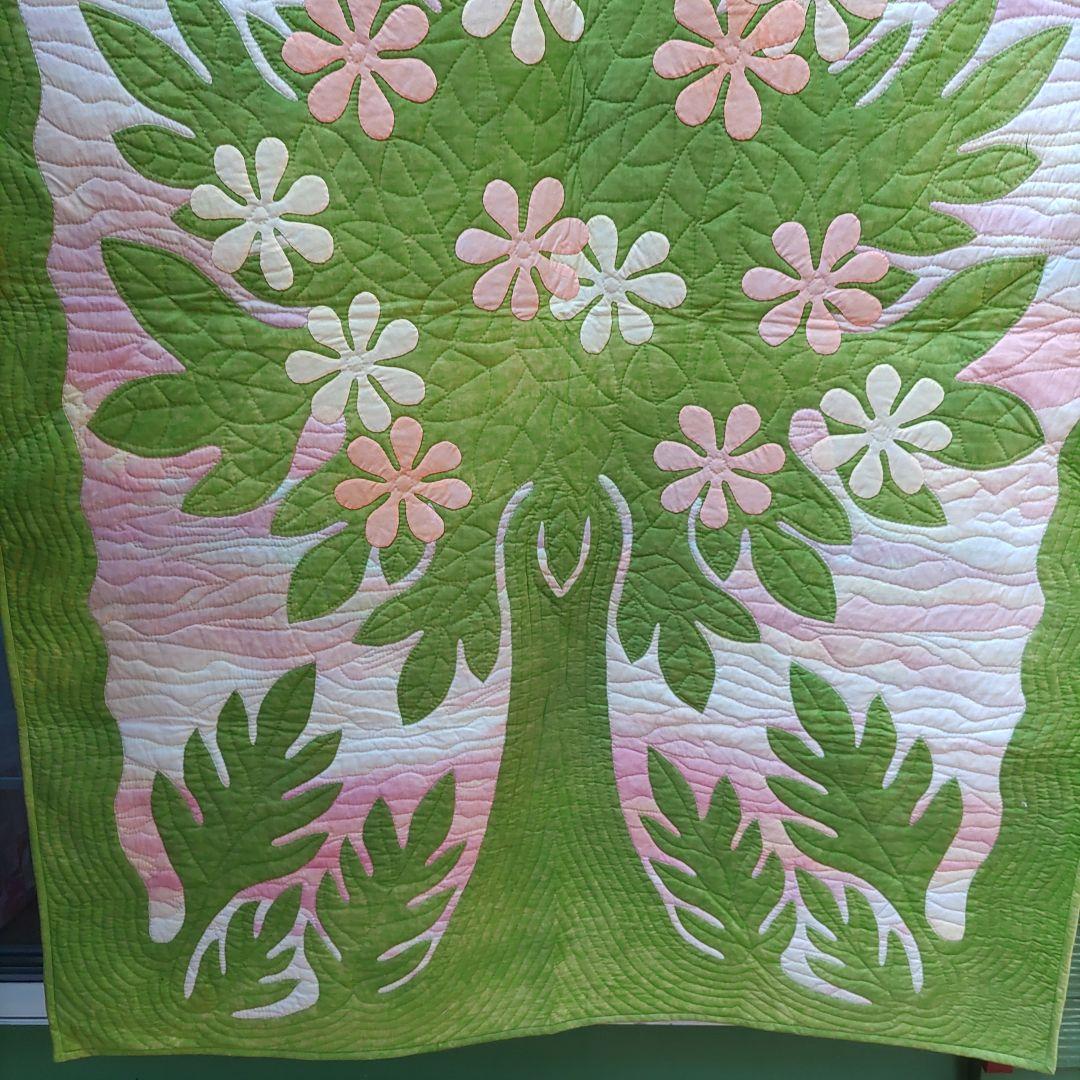 ハンドメイド　ハワイアンキルトタペストリー