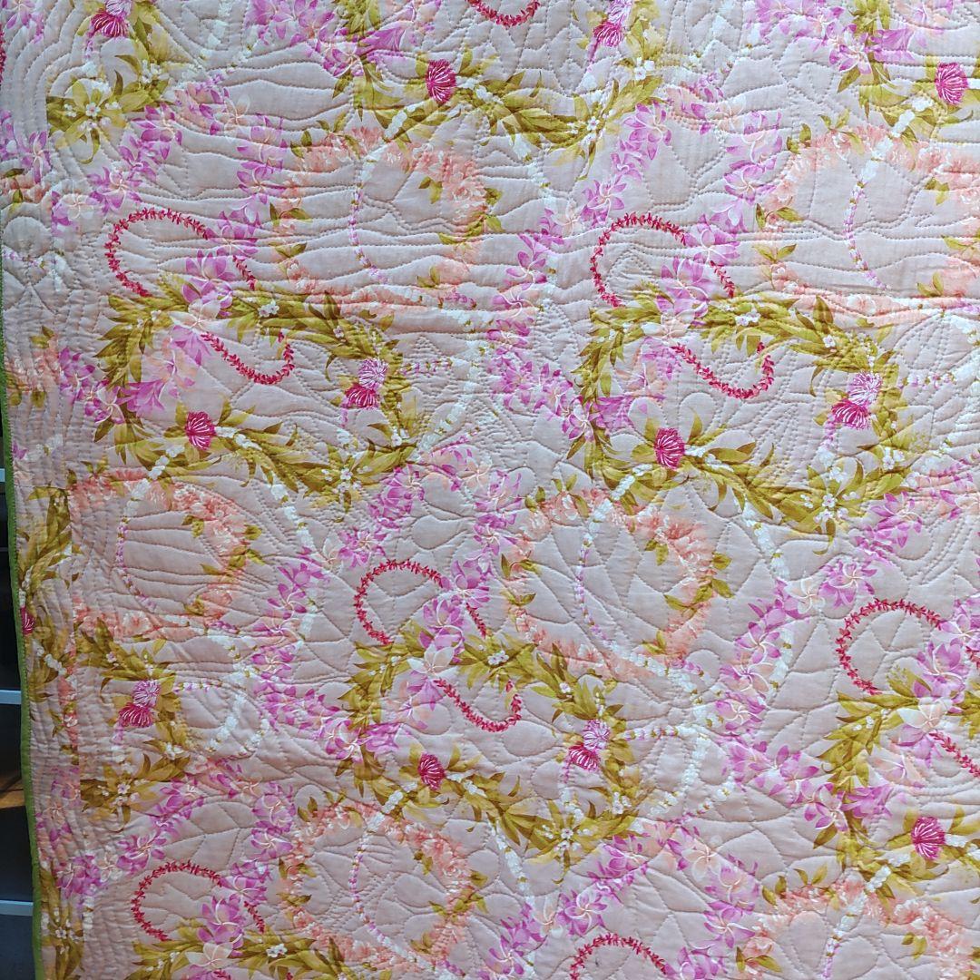ハンドメイド　ハワイアンキルトタペストリー