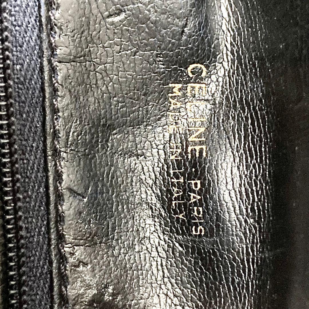 セリーヌ　ミニボストンバッグ ハンドバッグ　Cマカダム柄　CELINE