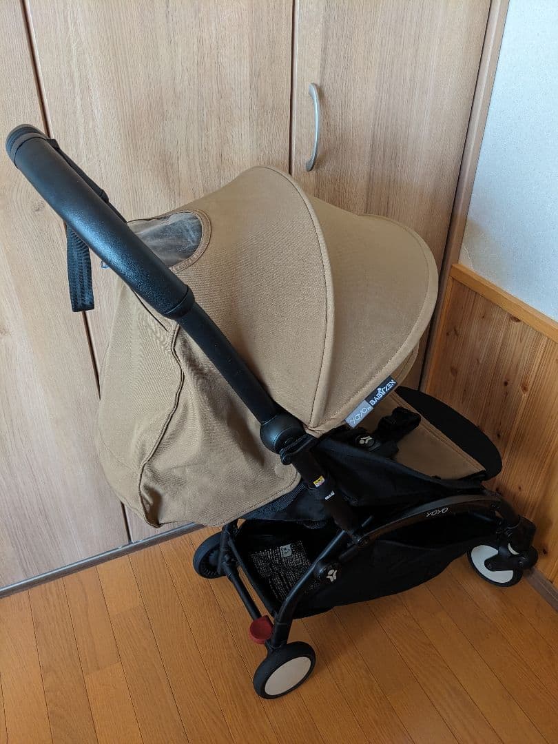 YOYO2 6+　ベビーカー　ベージュ /ブラックフレーム　専用付属品セット