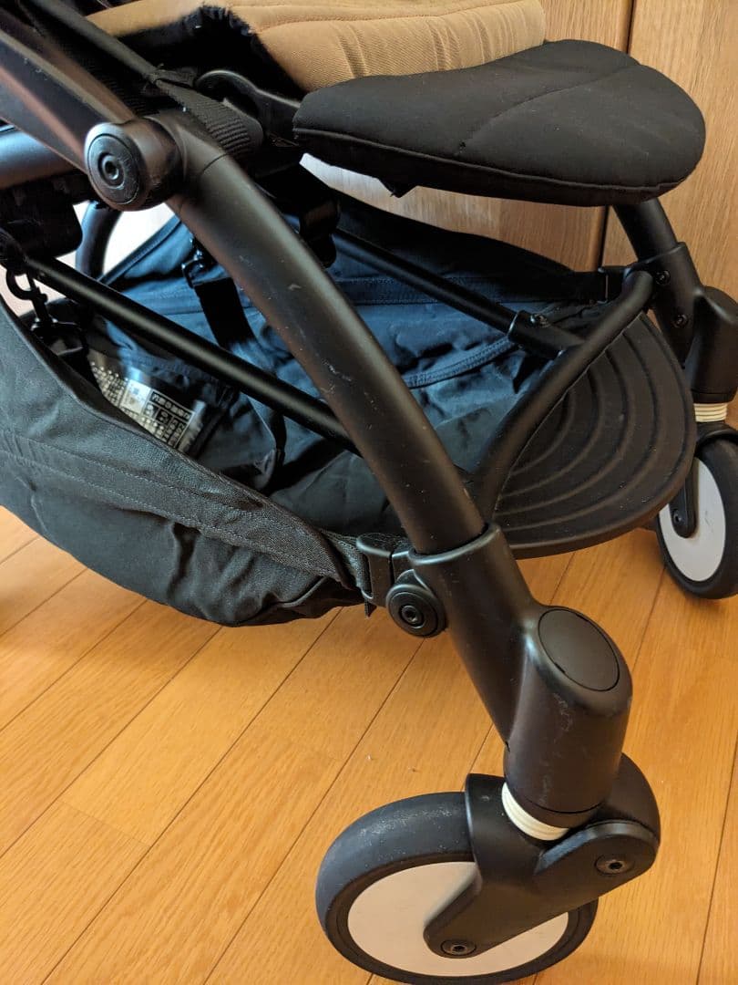 YOYO2 6+　ベビーカー　ベージュ /ブラックフレーム　専用付属品セット