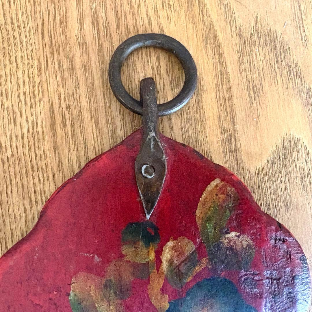 アンティーク 木製 壁掛け　インテリア　蚤の市　小物入れ