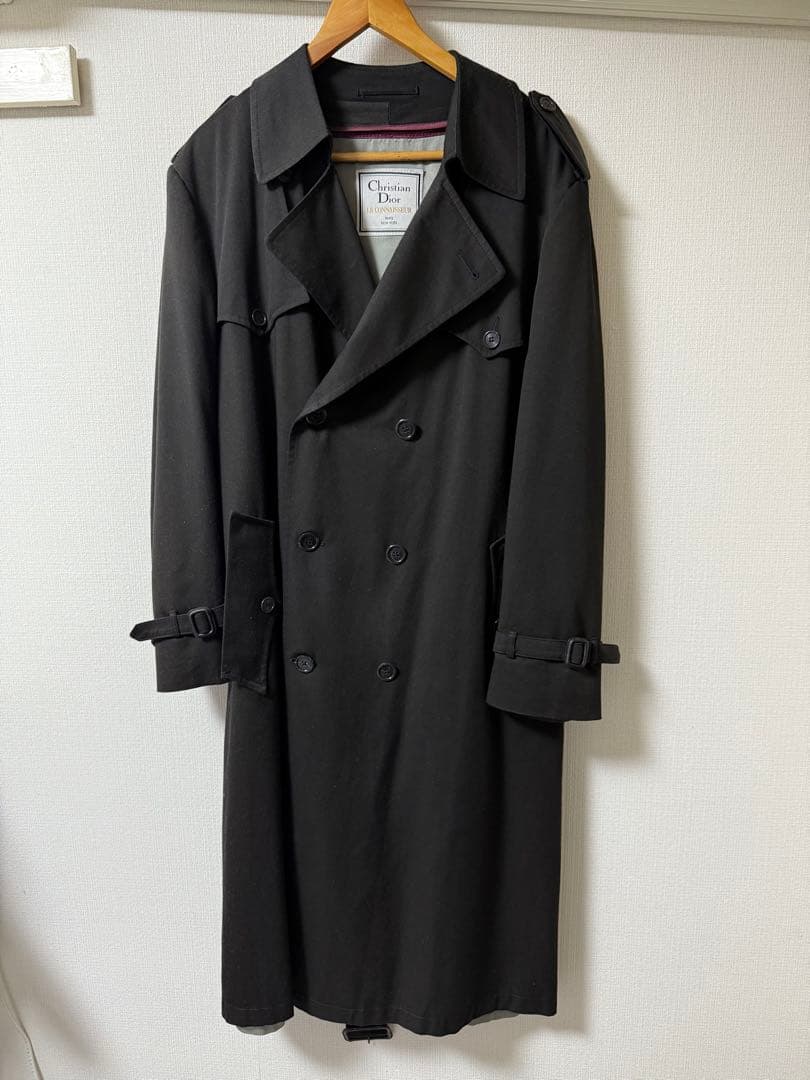 Christian Dior ブラック トレンチコート