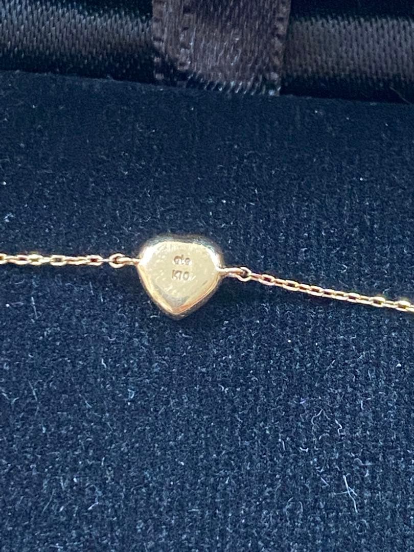 エテ k10 ハート オパールブレスレット