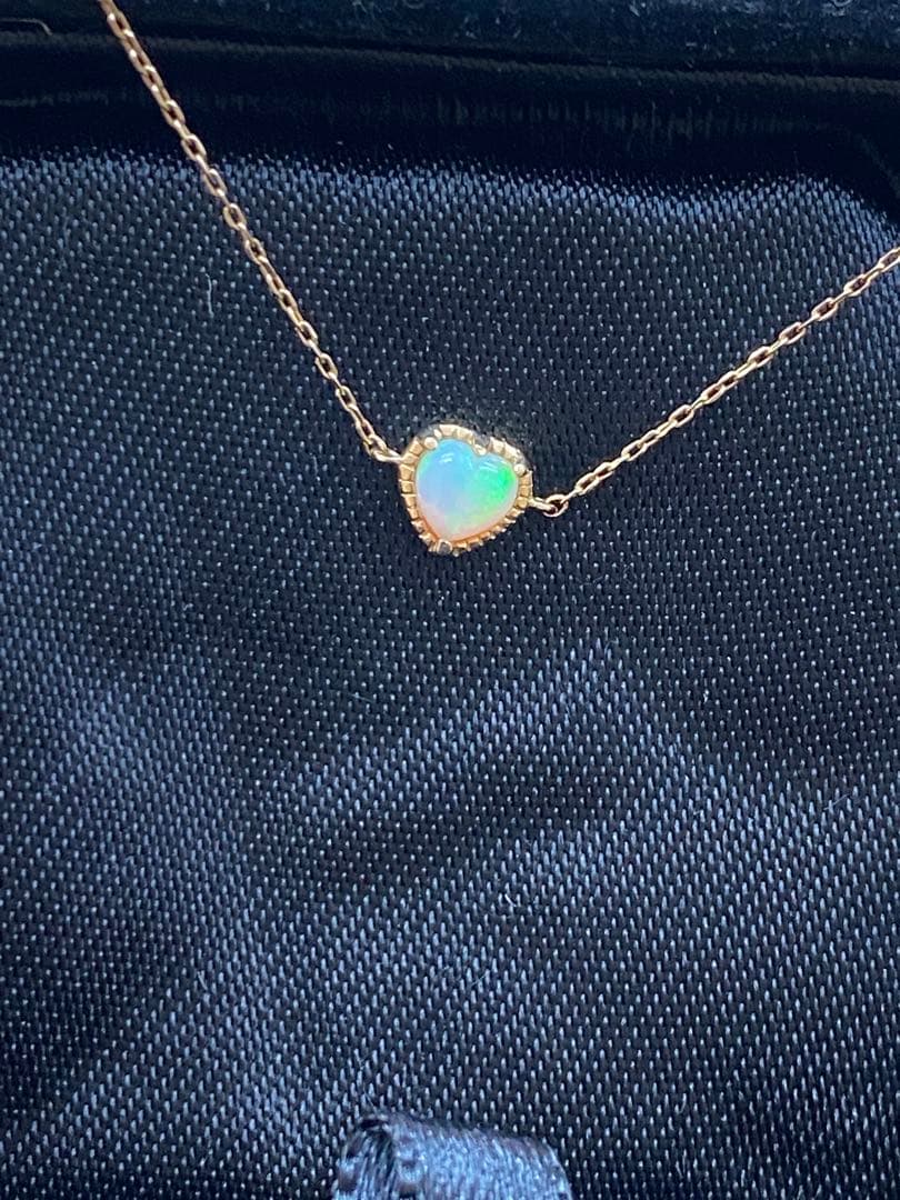 エテ k10 ハート オパールブレスレット