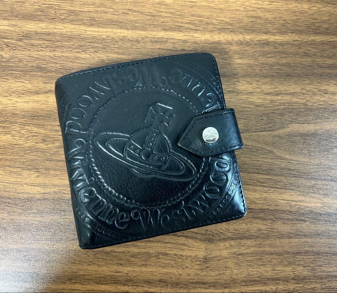 vivienne westwoodヴィヴィアンウエストウッド 二つ折り財布 黒