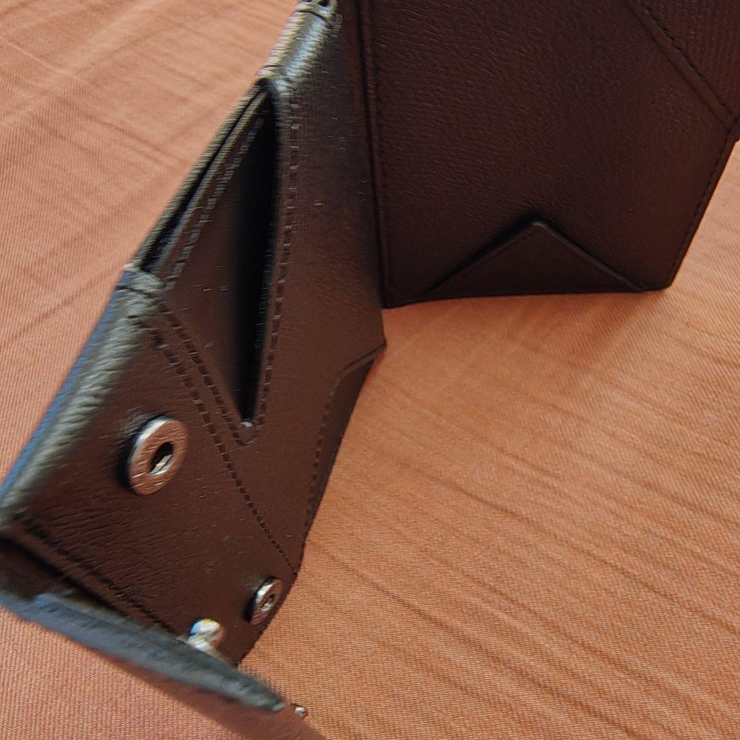 新品未使用abrAsus【アブラサス】薄い財布ブラック