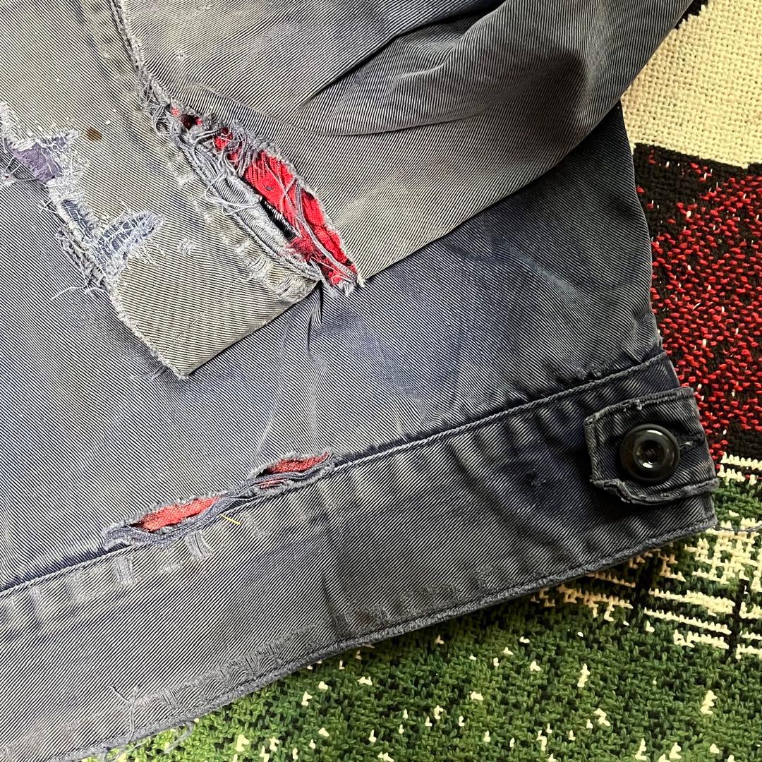 F*E様 50s 襤褸 ワークジャケット USA製 ヴィンテージ 茄子紺 鬼フェ