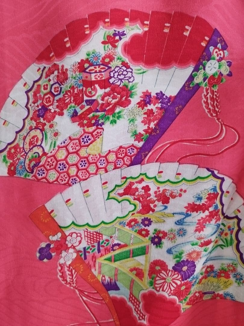 専用です☆アンティークピンク着物2点