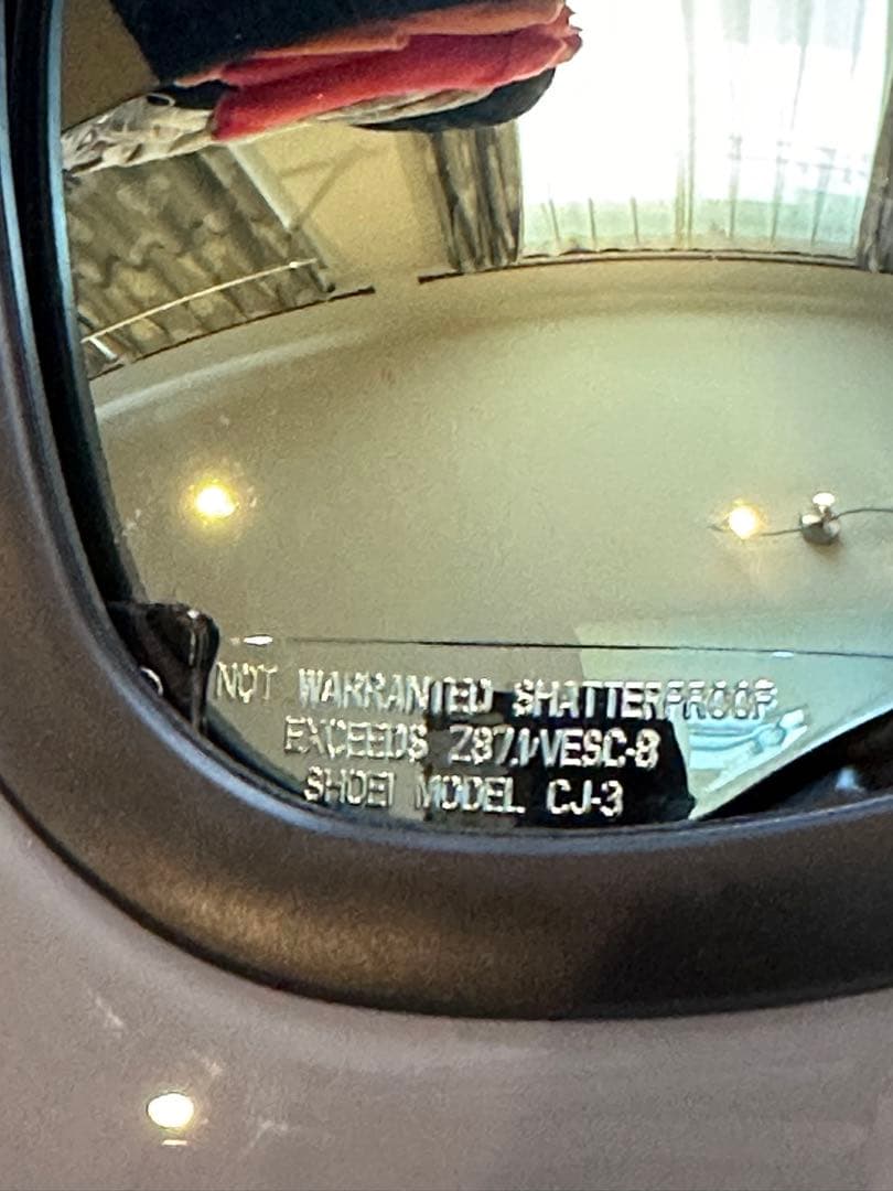 ば*な様 SHOEI EXーZERO Mサイズ　バサルトグレー　中古　おまけ付き