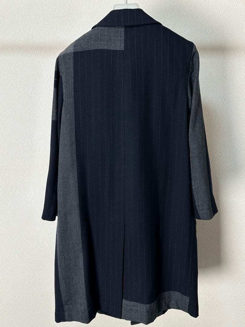 コムデギャルソン 03aw リボン装飾 切り替えステンカラーコート