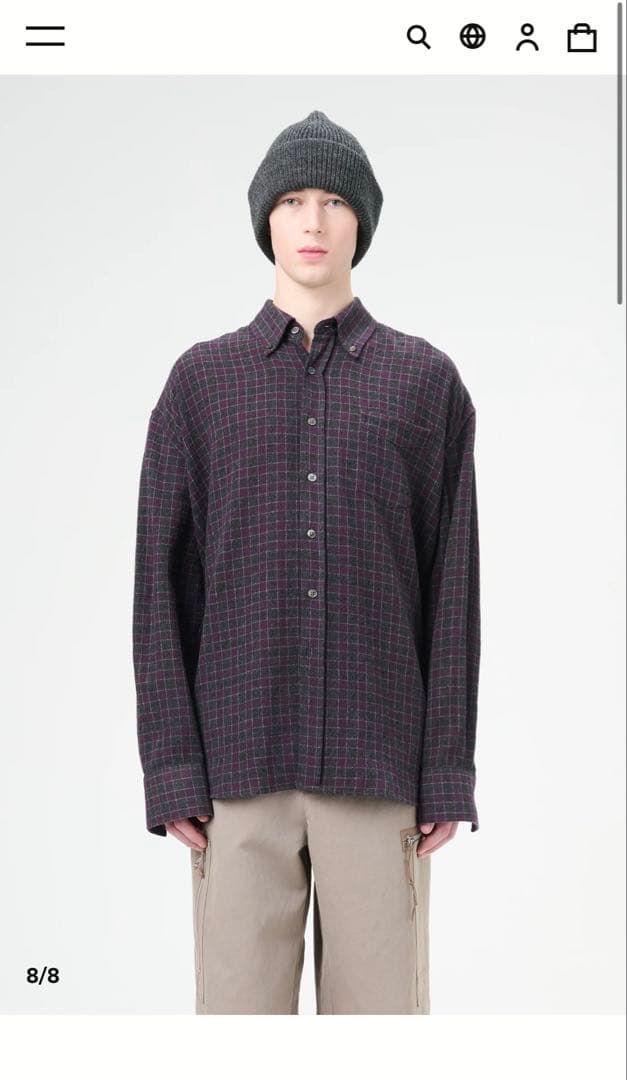 OUR LEGACY アワーレガシー BORROWED BD SHIRT 44