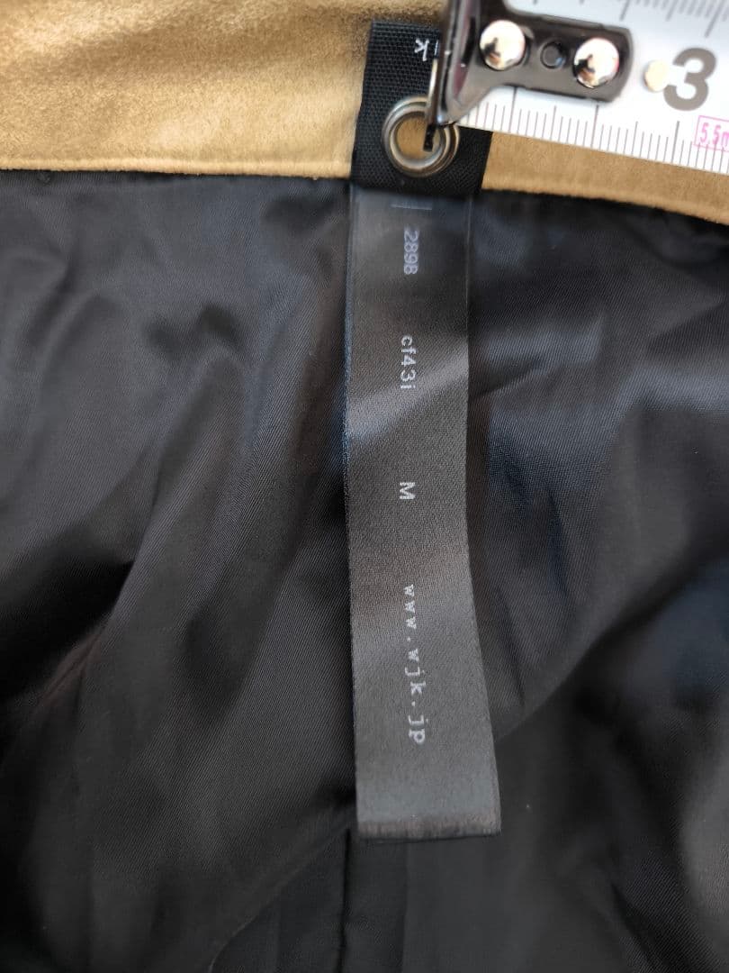 定価6万wjk スウェード ライダースレザージャケット