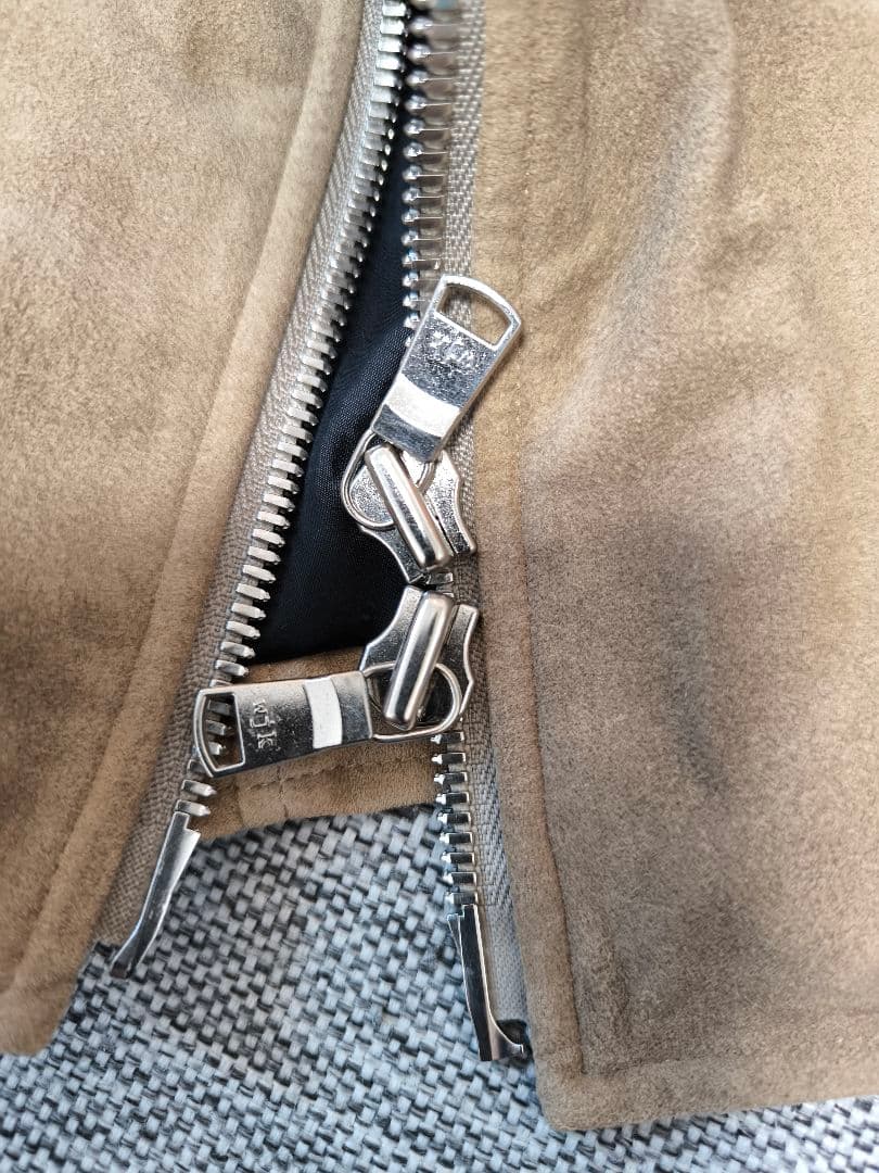 定価6万wjk スウェード ライダースレザージャケット