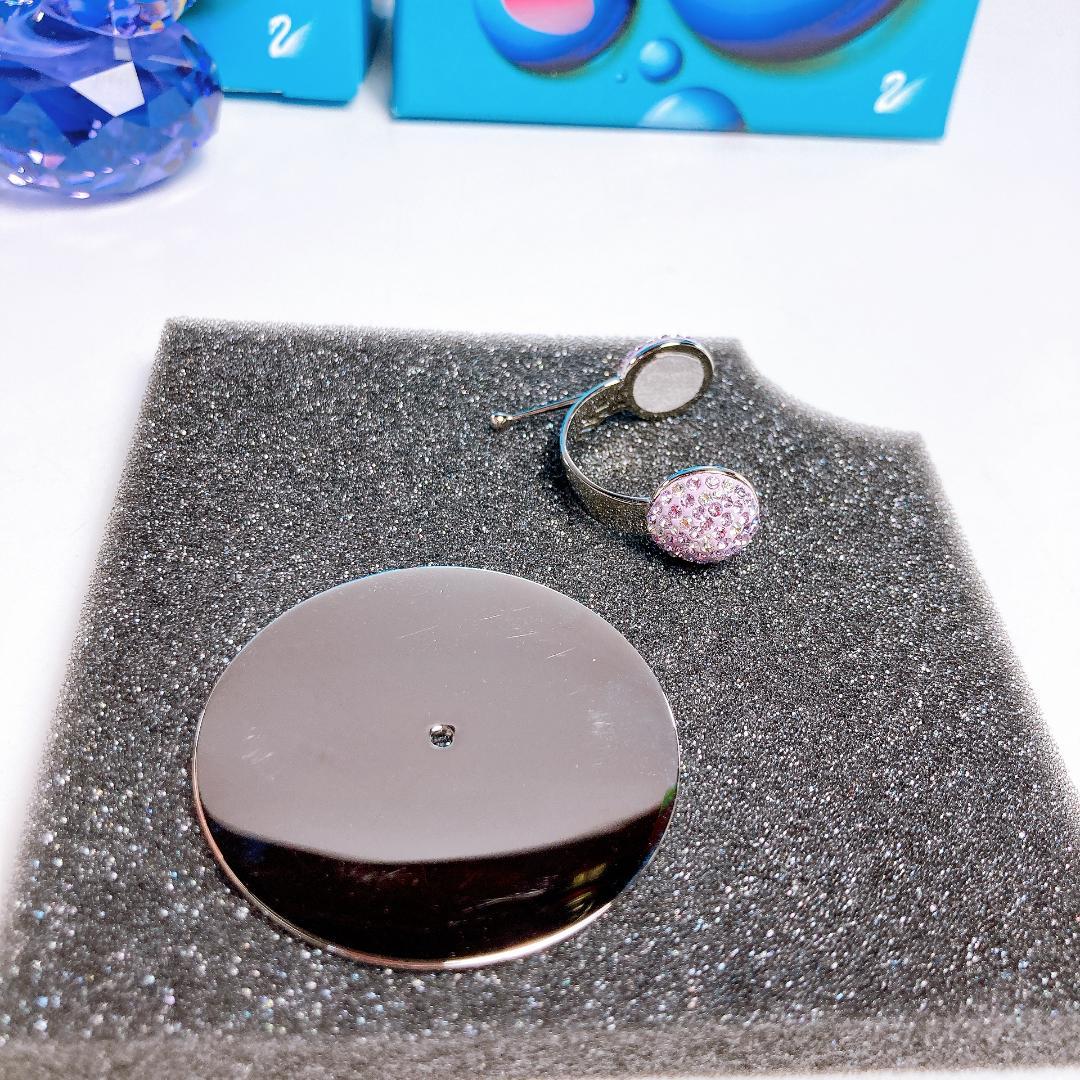 スワロフスキー Happy Duck ハッピーダック DJパープル　|4175|