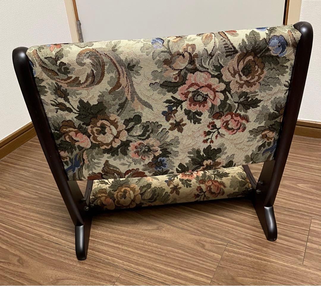 花柄 座椅子 2点セット ナカムラ バラ 薔薇 ローズ柄