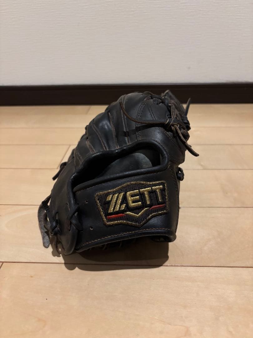 [2/5まで特別値下げ中] ZETT プロステイタス　黒 硬式グローブ外野手用