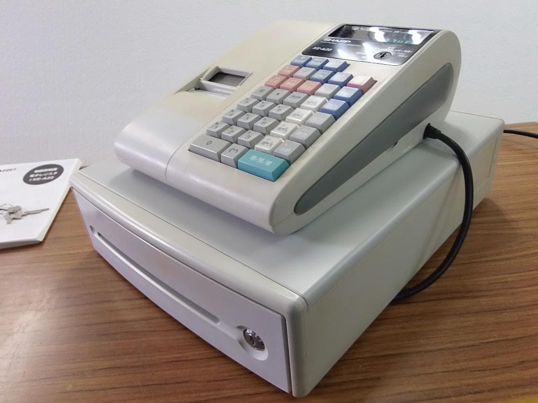 設定無料 SHARP XE-A20 インボイスレジスター 8部門　250819