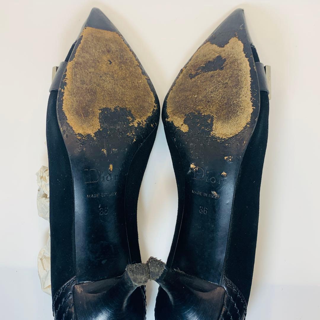 ⭐️美品、クリスチャンディオール ブラック　パンプス 36(23cm)