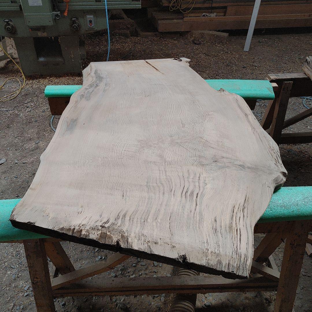 送料込み　神代杉　一枚板　無垢材　天板　テーブル　カウンター DIY番号80