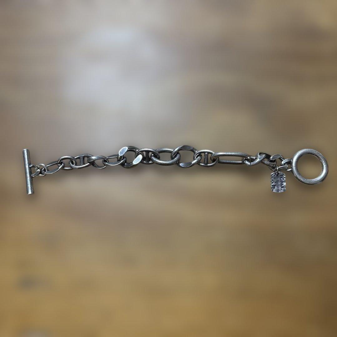 Paul Smith \"Mixed Chain\" マンテル チェーンブレスレット