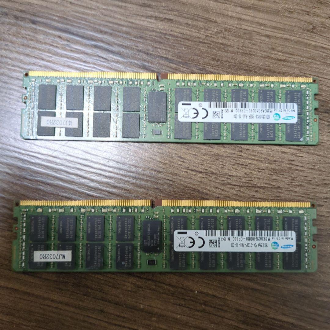 勤*人様 Samsung 16GB DDR4 メモリ 2枚セット 計32GB　E