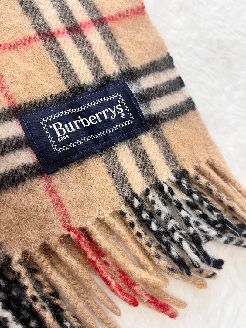 ⭐️超美品⭐️バーバリー　ひざ掛け　ブランケット　ベージュ　グレー　2枚セット