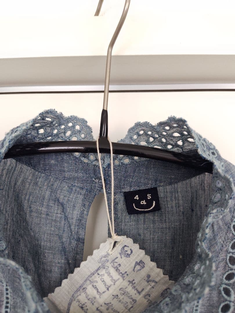 45r フォーティファイブアール フェザーカディカットワークフリルのMシャツ