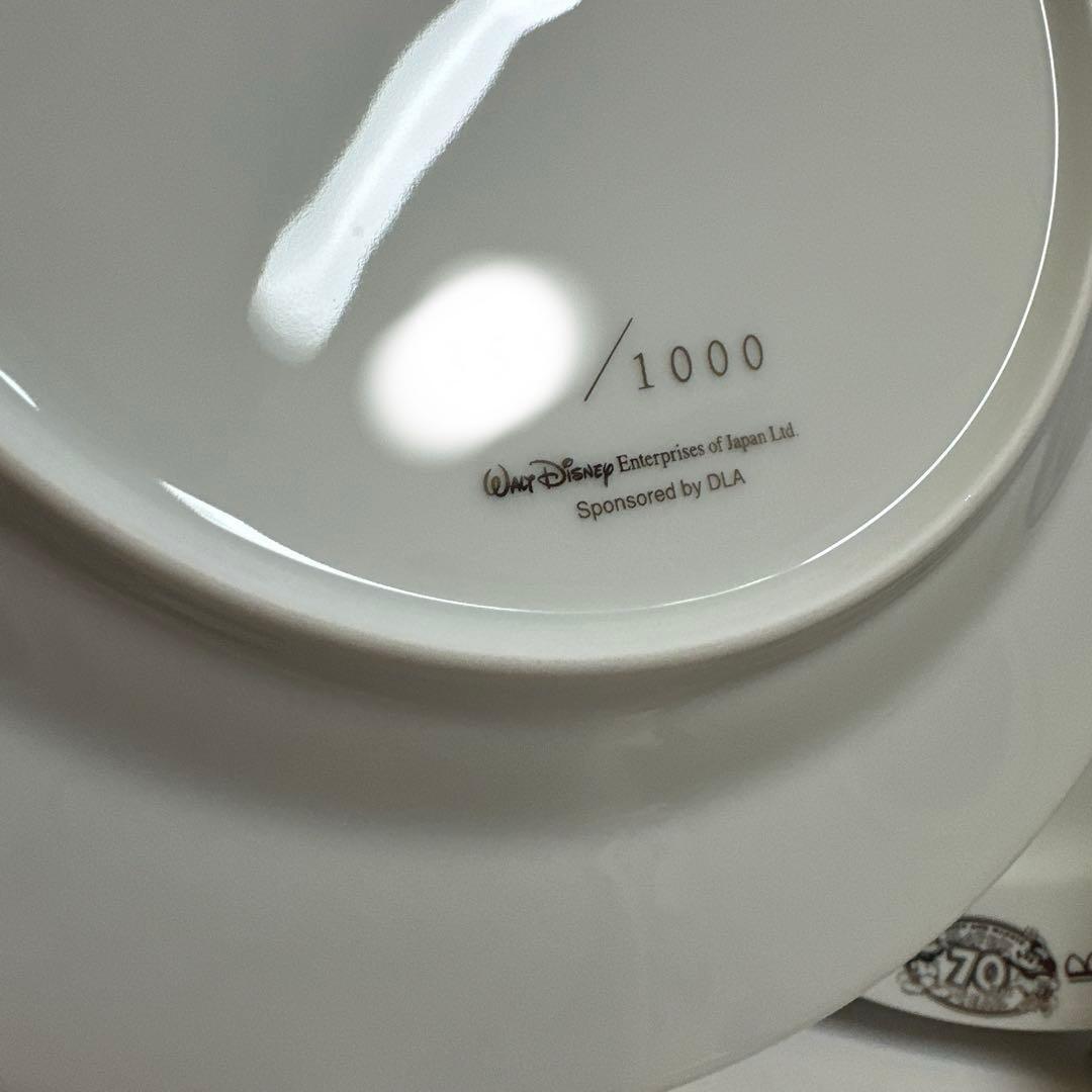 ディズニー70周年記念プレート