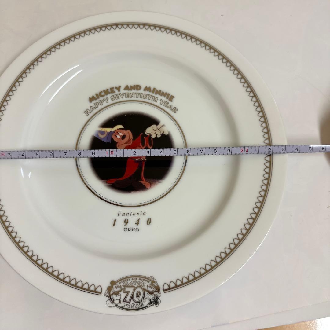 ディズニー70周年記念プレート