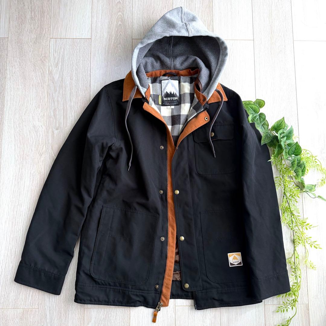 BURTON バートン スノボードウェア ブラック 黒 サーモライト フード