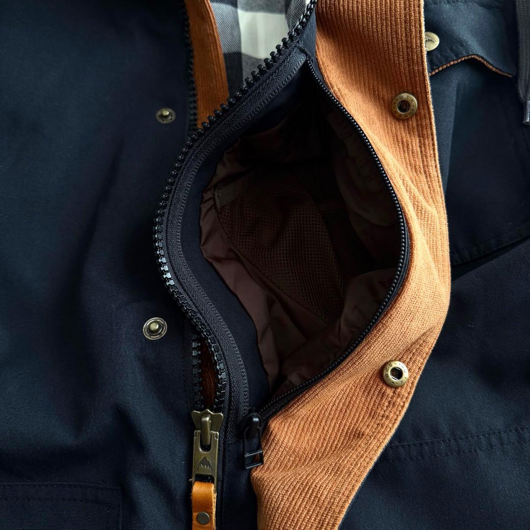 BURTON バートン スノボードウェア ブラック 黒 サーモライト フード